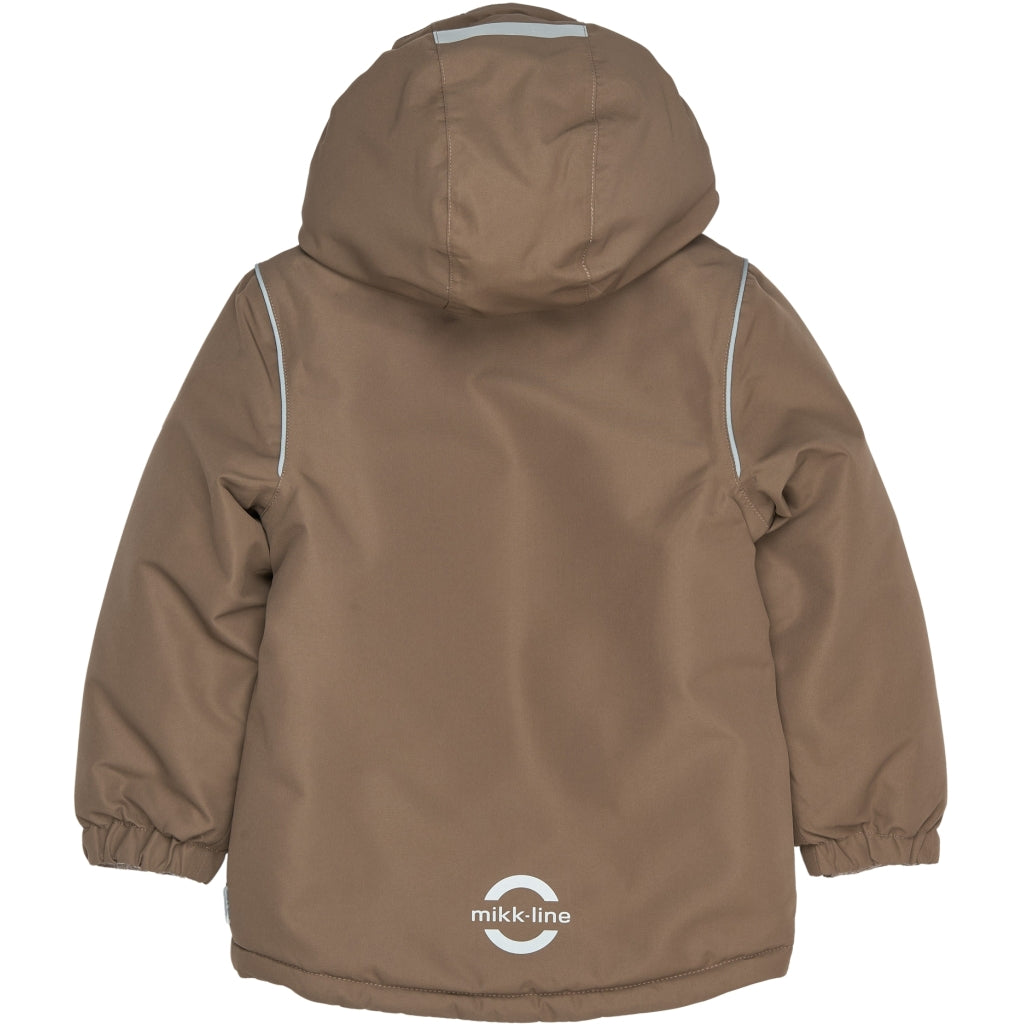 Mikk-Line Vinterjakke Polyester Jakker Chocolate Chip