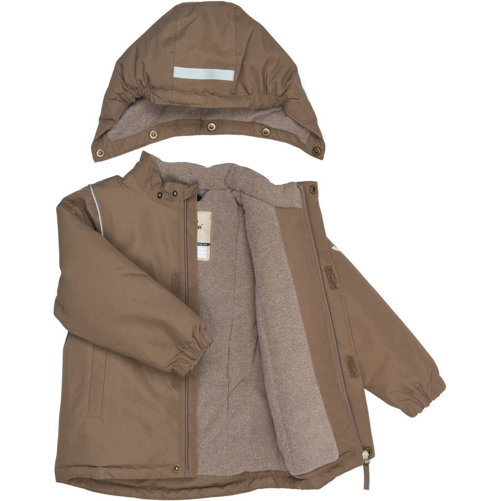 Mikk-Line Vinterjakke Polyester Jakker Chocolate Chip