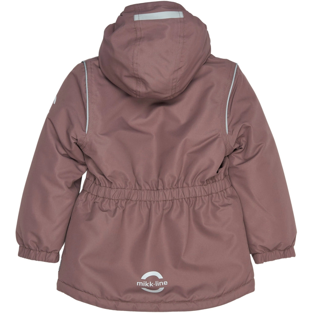 Mikk-Line Vinterjakke Polyester Jakker Twilight Mauve