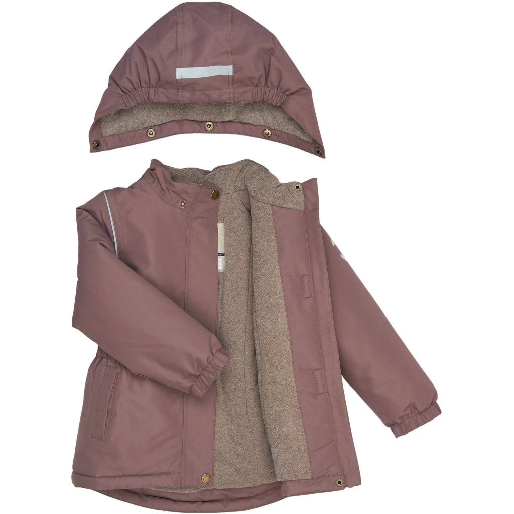 Mikk-Line Vinterjakke Polyester Jakker Twilight Mauve
