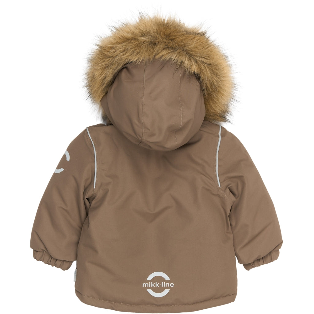 Mikk-Line Vinterjakke Polyester Jakker Chocolate Chip