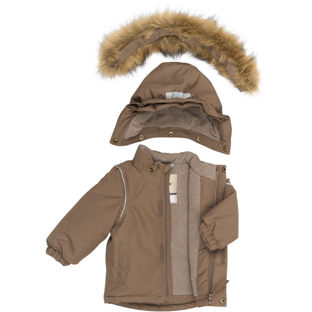 Mikk-Line Vinterjakke Polyester Jakker Chocolate Chip