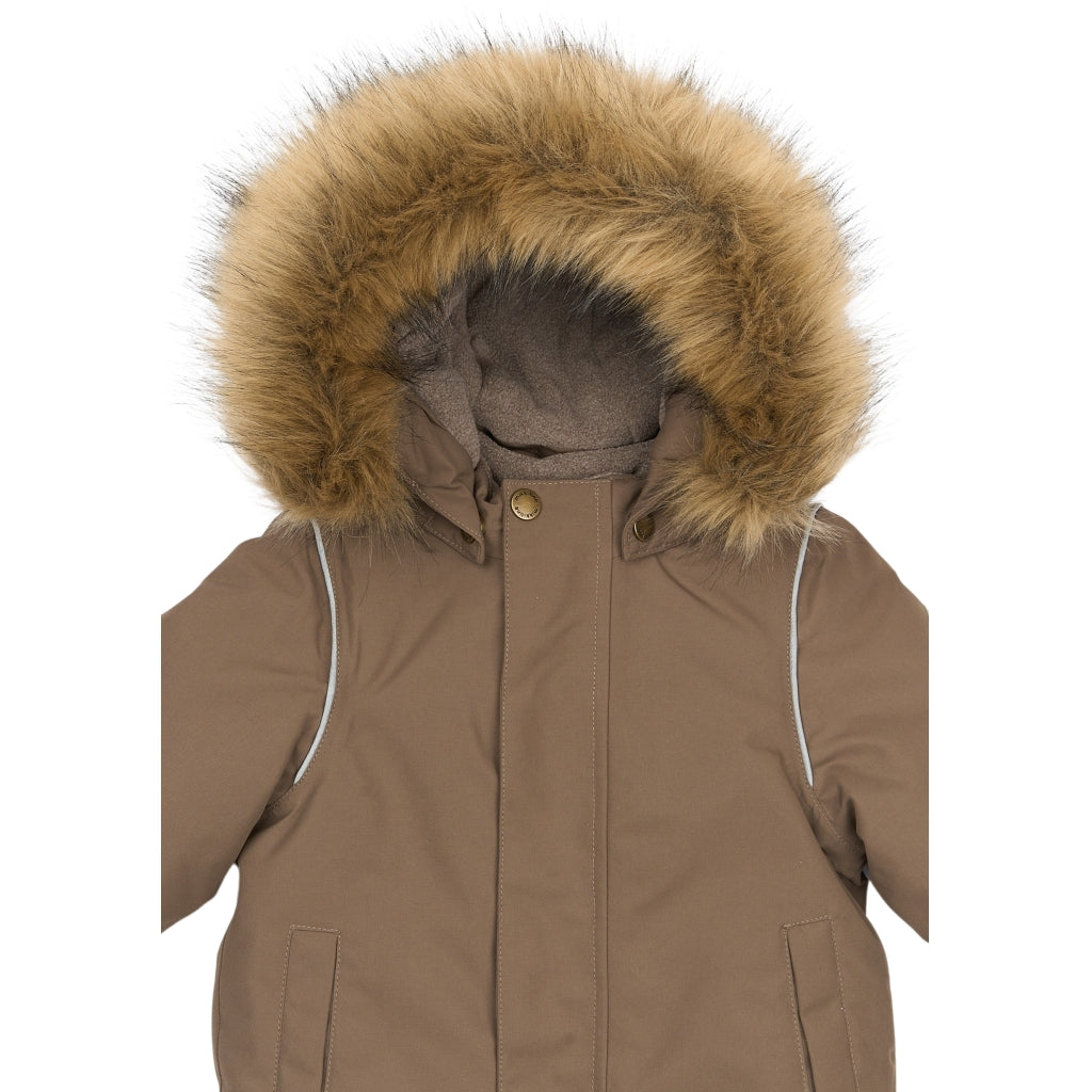 Mikk-Line Vinterjakke Polyester Jakker Chocolate Chip