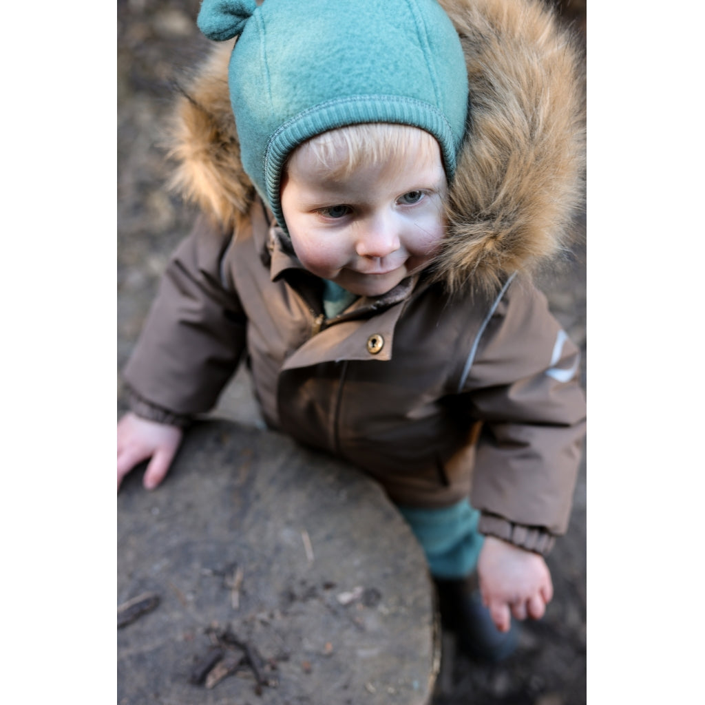 Mikk-Line Vinterjakke Polyester Jakker Chocolate Chip