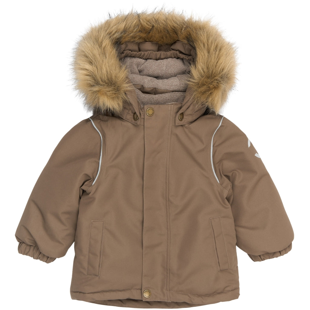 Mikk-Line Vinterjakke Polyester Jakker Chocolate Chip
