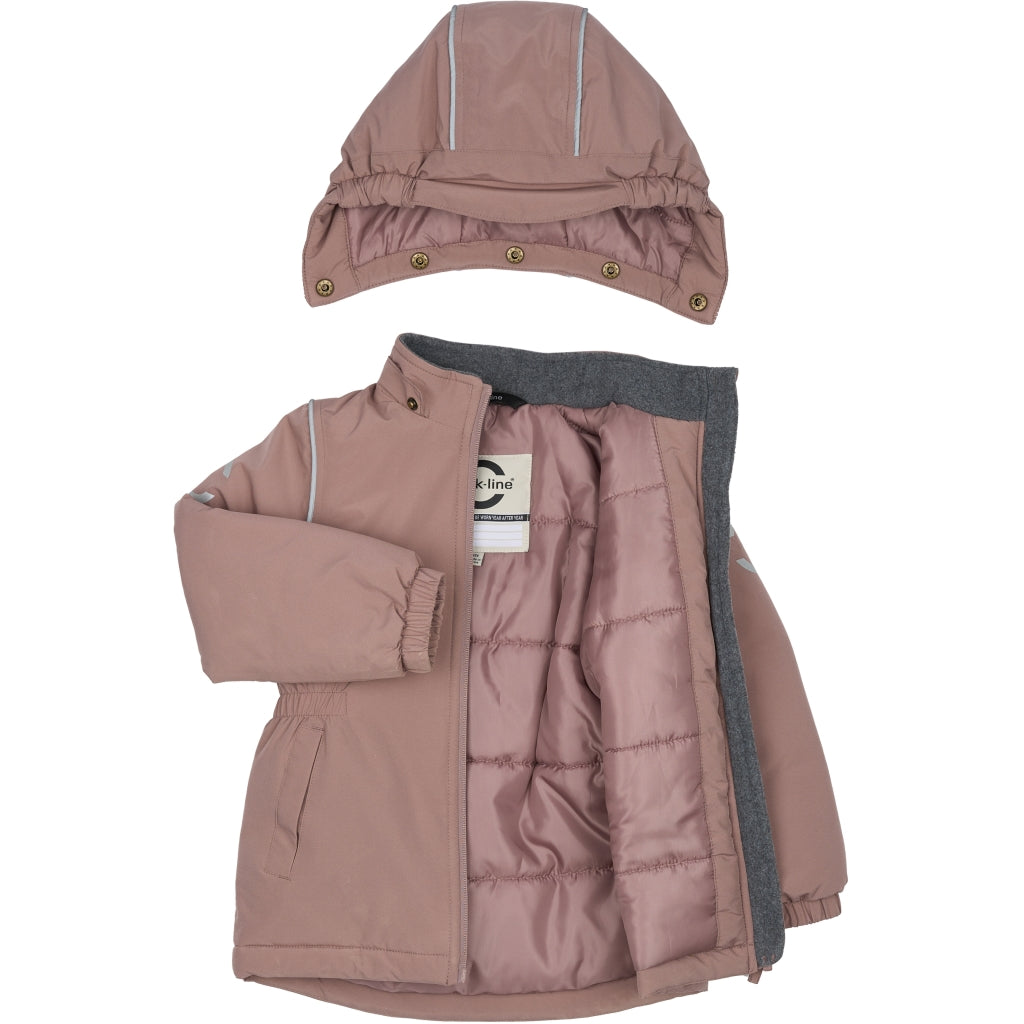 Mikk-Line Vinterjakke Polyester Jakker Twilight Mauve