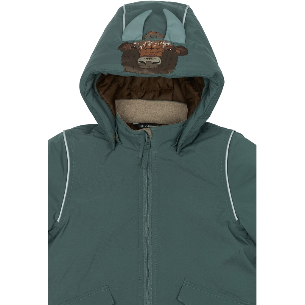 Mikk-Line Vinterjakke Polyester Jakker Balsam Green