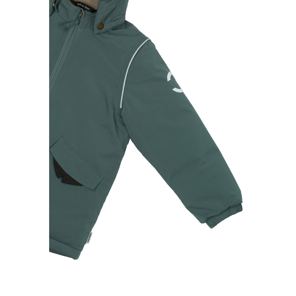 Mikk-Line Vinterjakke Polyester Jakker Balsam Green