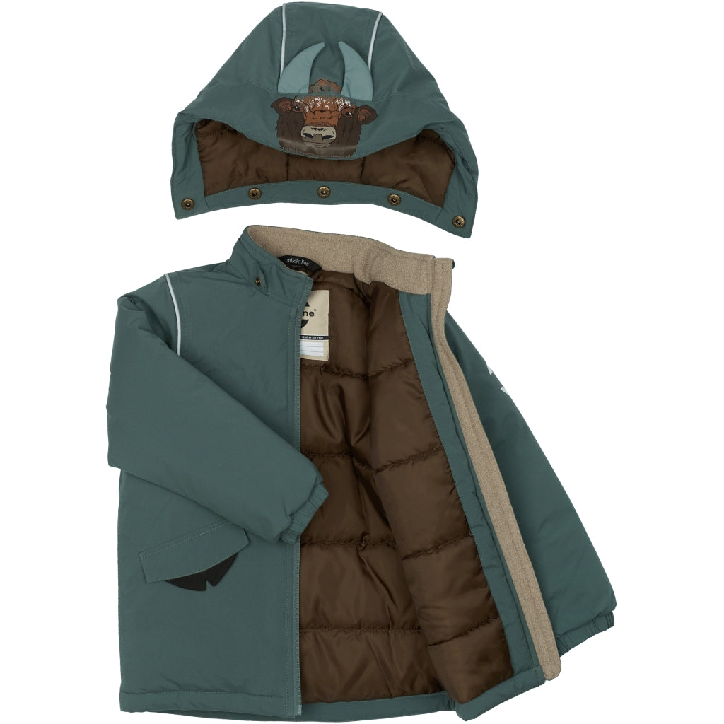 Mikk-Line Vinterjakke Polyester Jakker Balsam Green