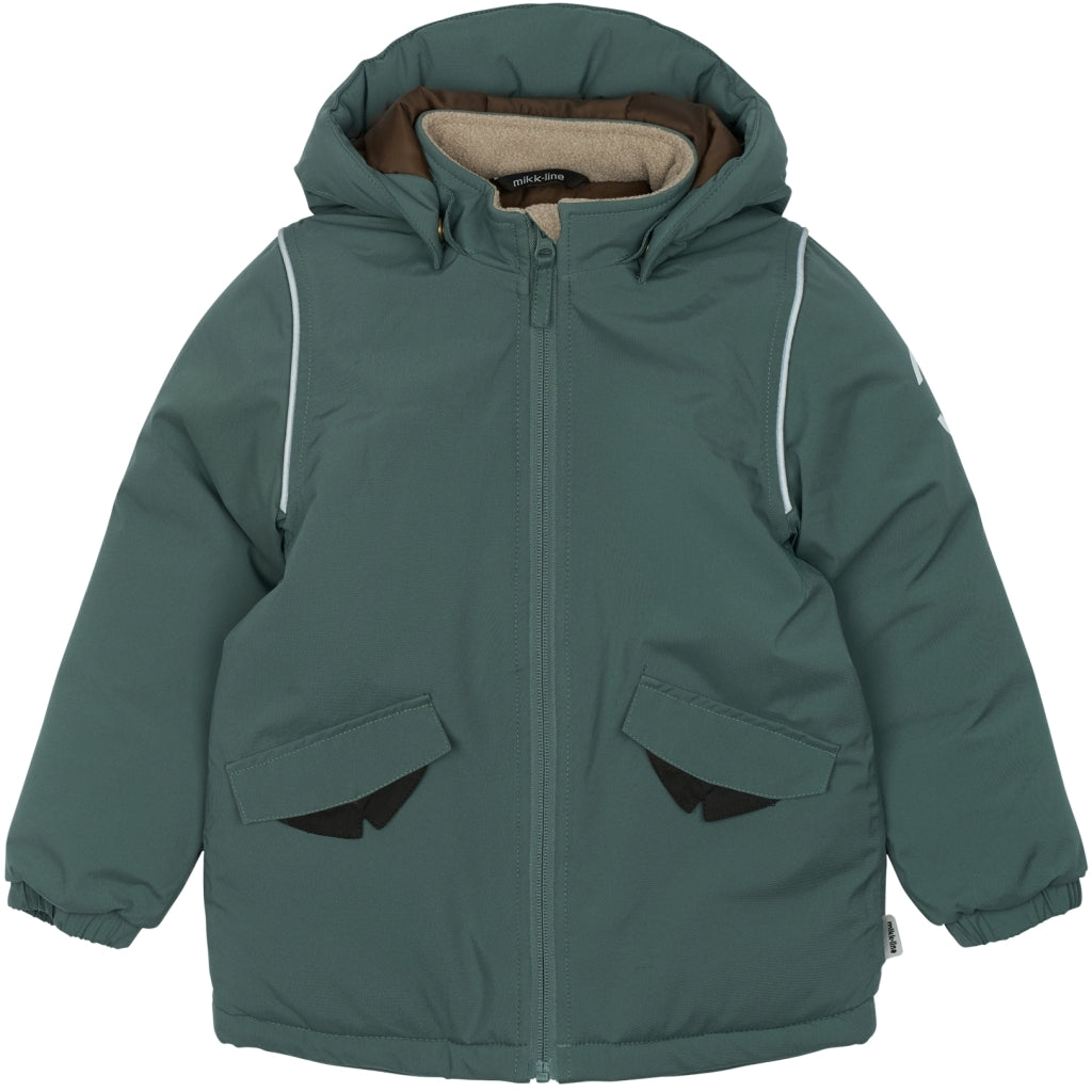 Mikk-Line Vinterjakke Polyester Jakker Balsam Green