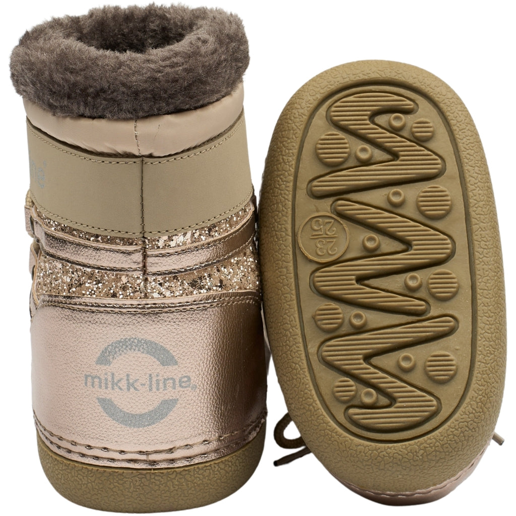 Mikk-Line Vinterstøvler Winter Boots Champagne Glitter