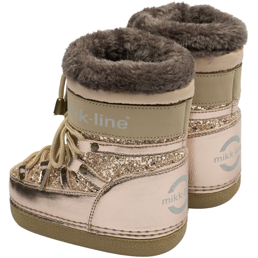Mikk-Line Vinterstøvler Winter Boots Champagne Glitter