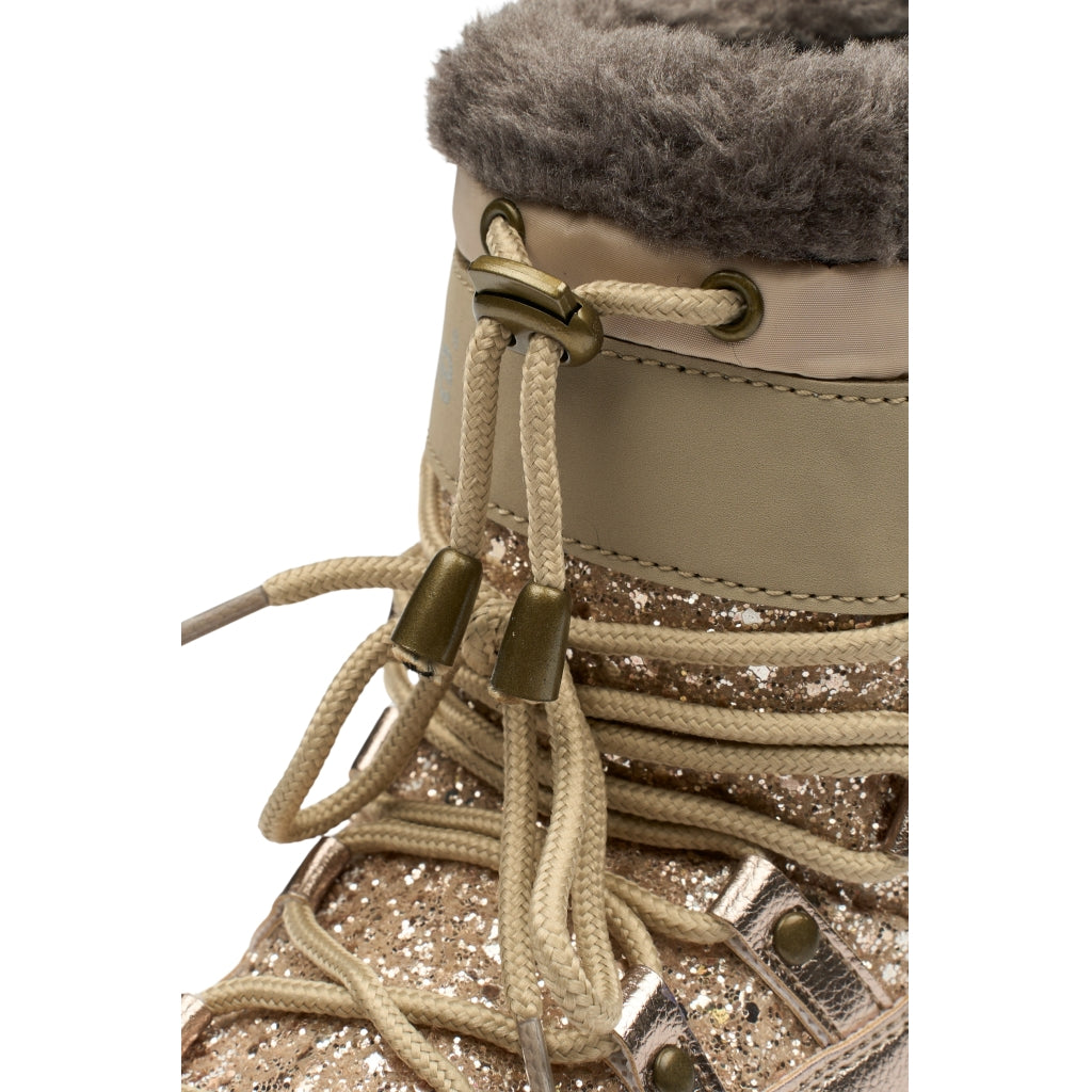 Mikk-Line Vinterstøvler Winter Boots Champagne Glitter