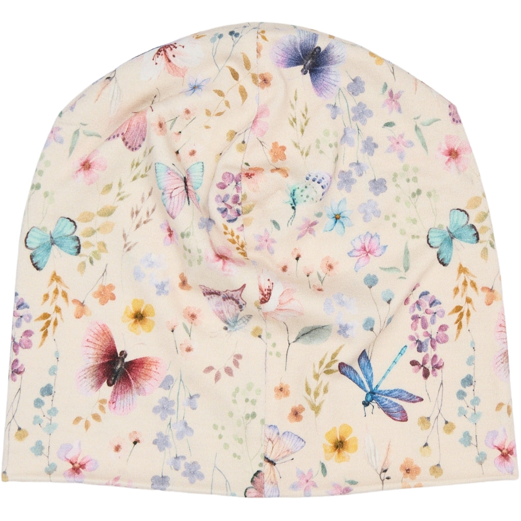 Mikk-Line Viskose Hat (Mønstret) Huer Butterfly AOP