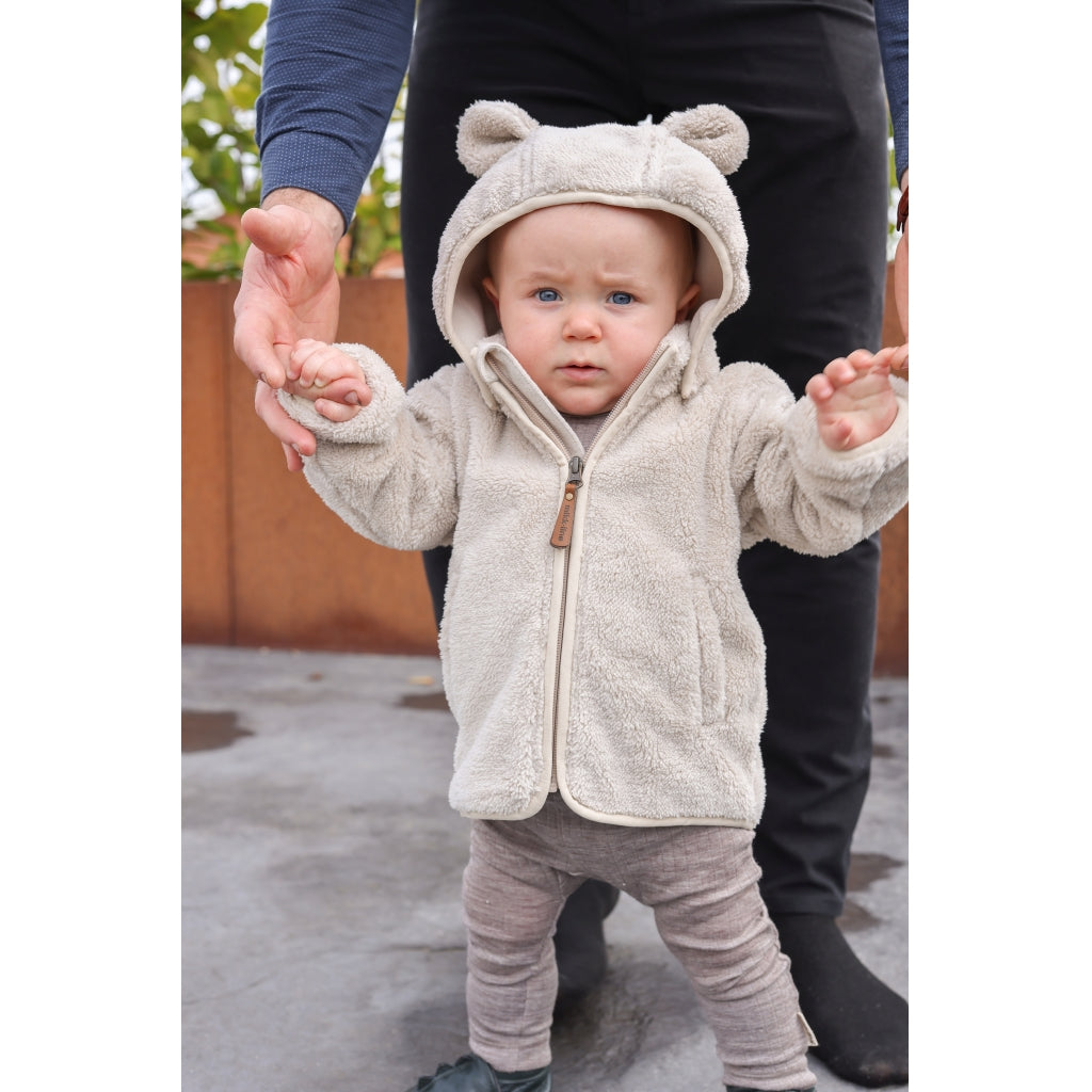 Mikk-Line WP Teddy Jacket w Ears Teddy Doeskin