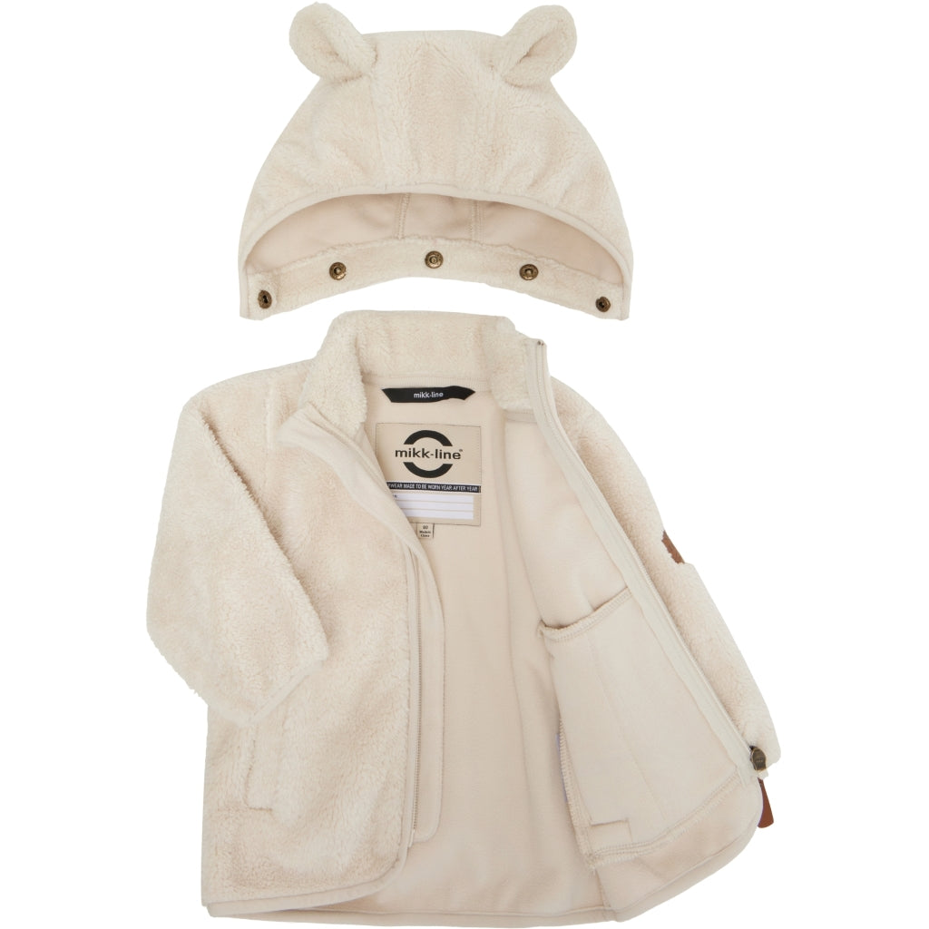 Mikk-Line WP Teddy Jacket w Ears Teddy Doeskin
