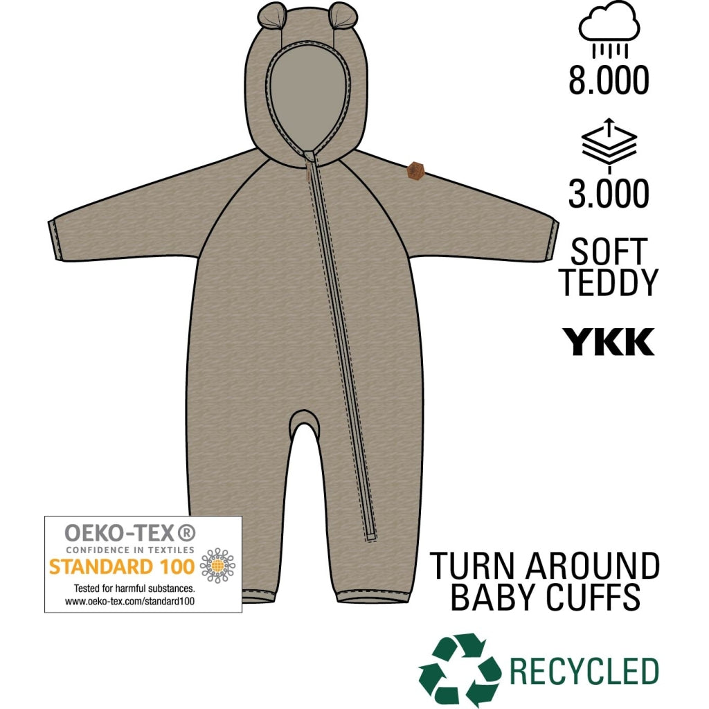 Mikk-Line WP Teddy Suit w Ears Teddy