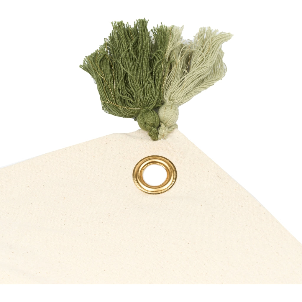 Fabelab Wall Calendar - Yule Greens embroidery - Natural Decoration Natural
