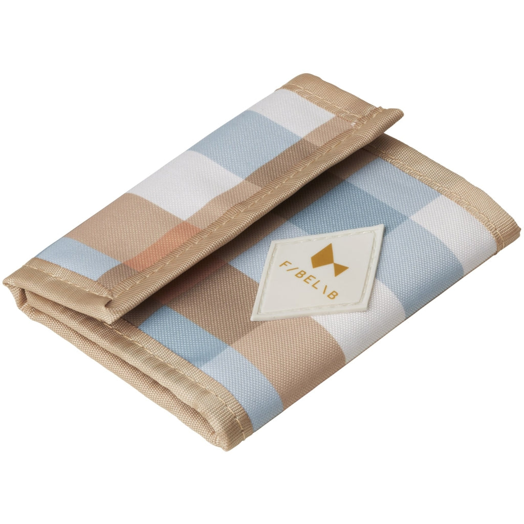 Fabelab Wallet - Cottage Blue Checks Bags & Backpacks Multi Print