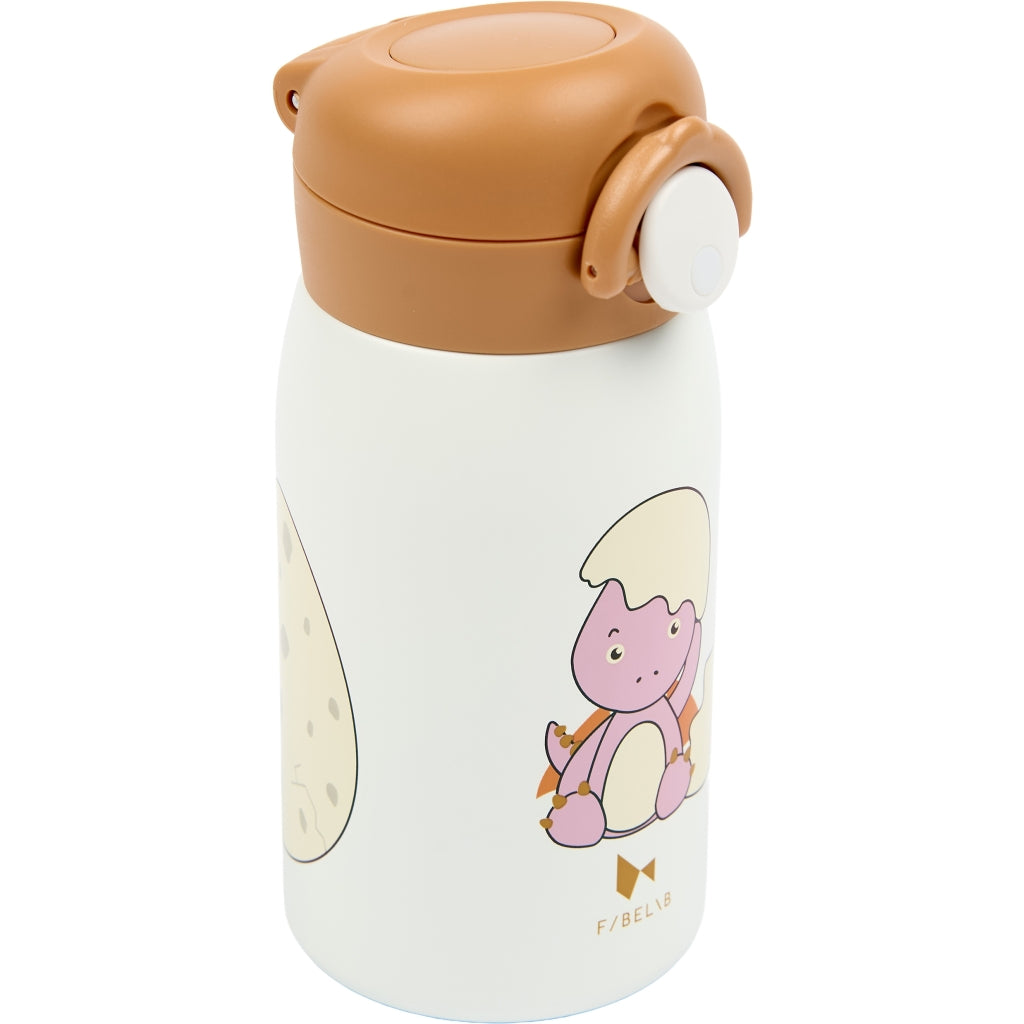 Fabelab Water Bottle - Small - Dinoland Rose Water Bottles Whisper White