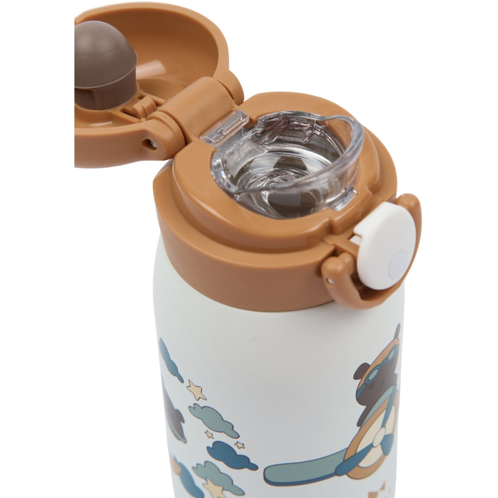 Fabelab Water Bottle - Small - Little Flyers Bear Water Bottles Whisper White