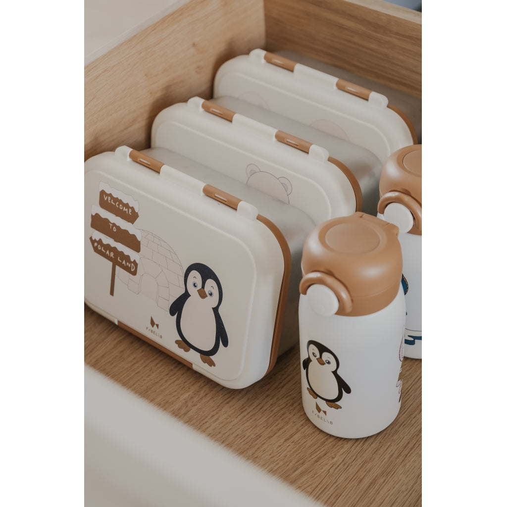 Fabelab Water Bottle - Small - Penguin Water Bottles Whisper White