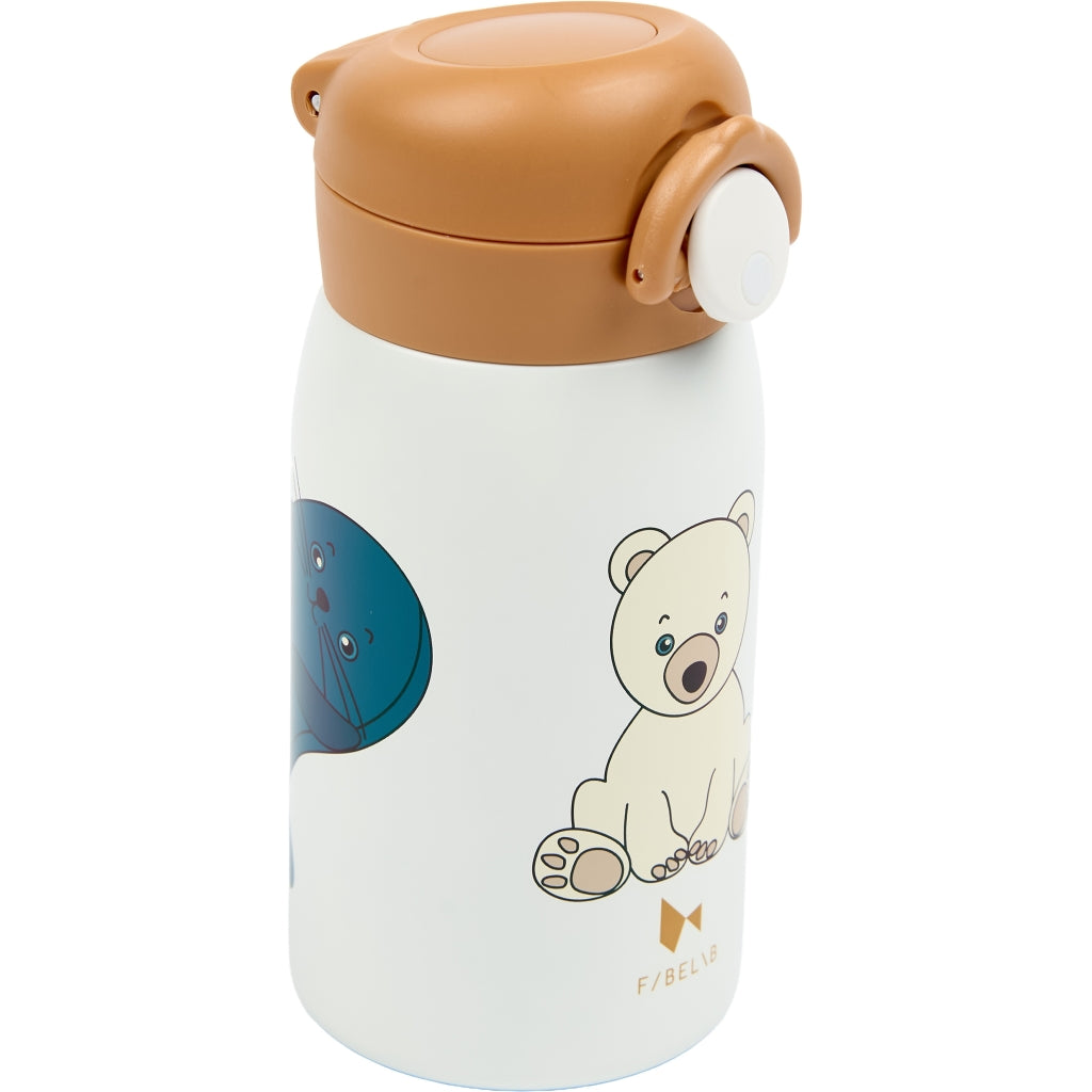 Fabelab Water Bottle - Small - Polar Bear Water Bottles Whisper White