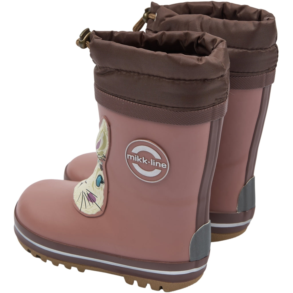 Mikk-Line Wellies Winter - 3D Rubber Boots Burlwood
