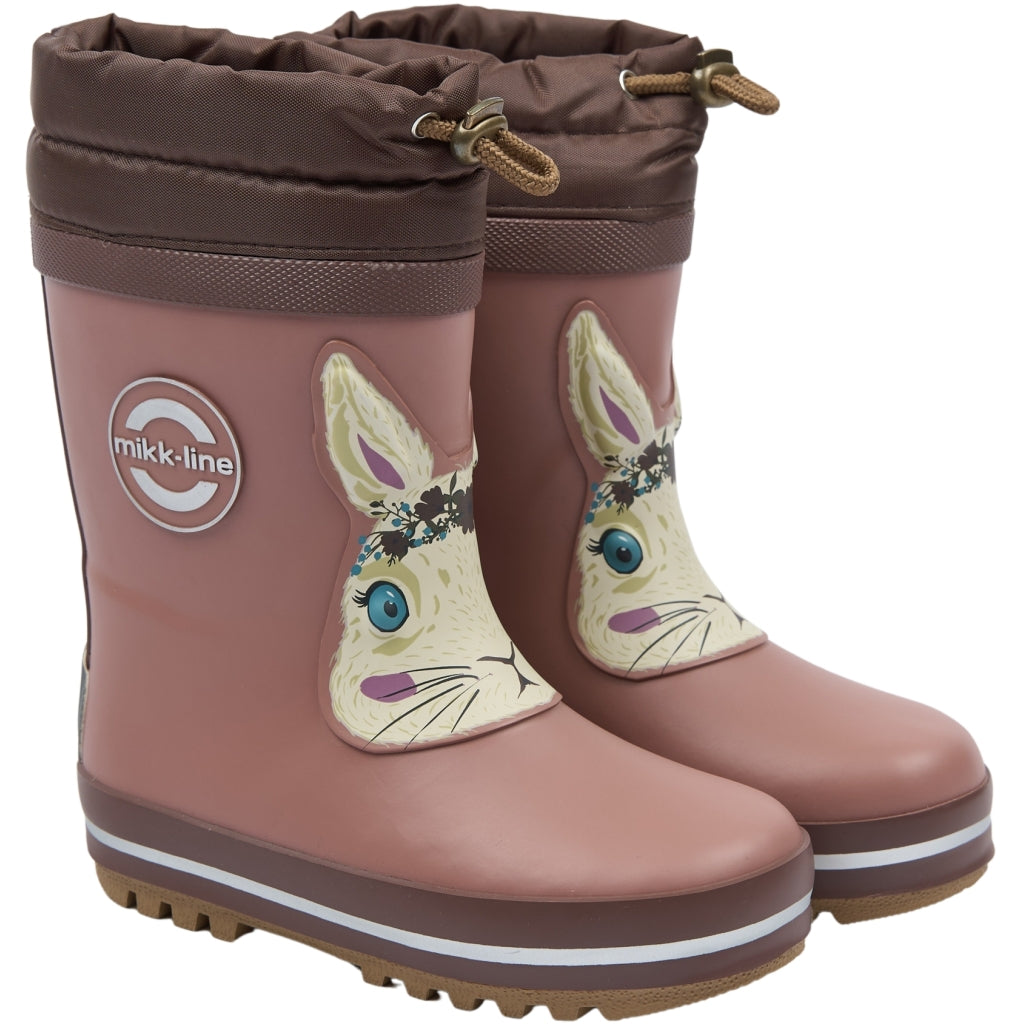 Mikk-Line Wellies Winter - 3D Rubber Boots Burlwood