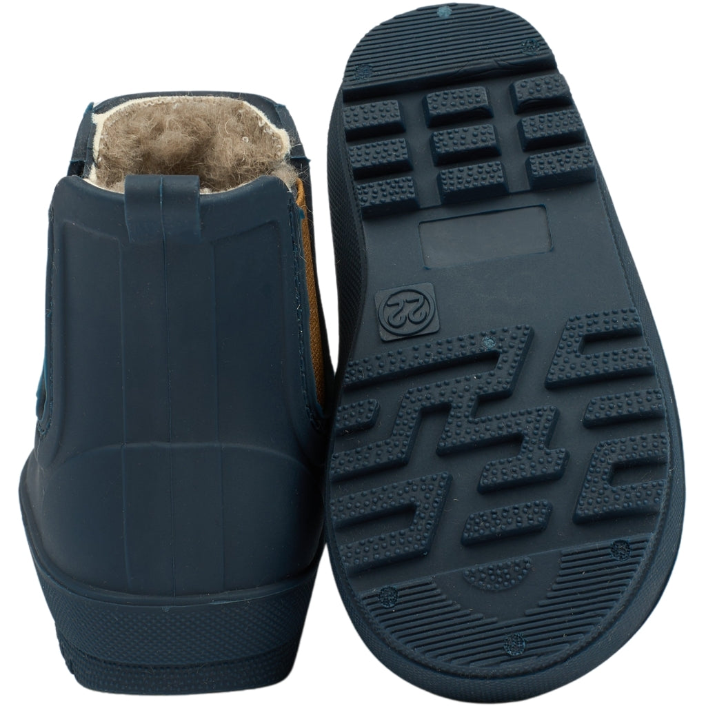 Mikk-Line Wellies Winter TPE - Low Rubber Boots Blue Nights