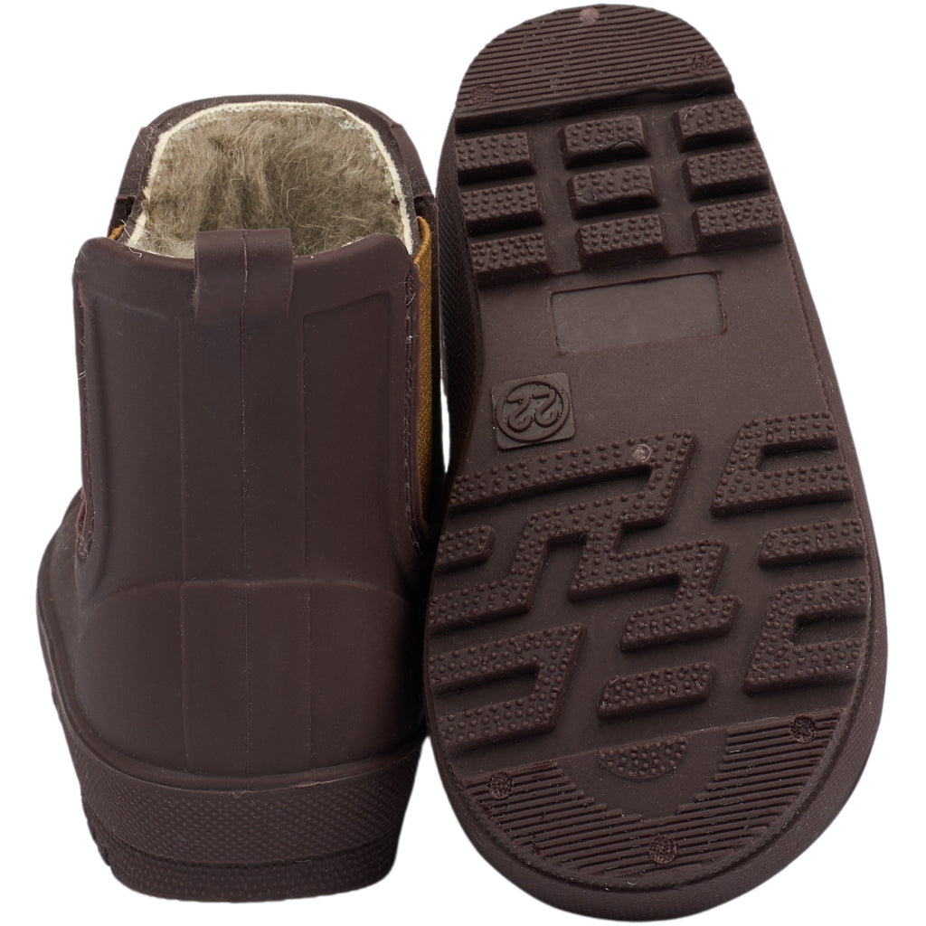 Mikk-Line Wellies Winter TPE - Low Rubber Boots Raisin
