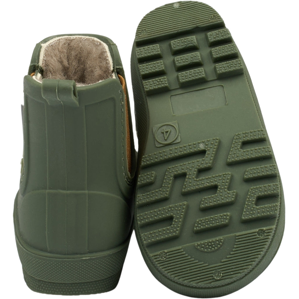 Mikk-Line Wellies Winter TPE - Low Rubber Boots Thyme