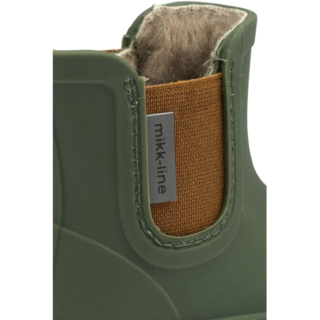 Mikk-Line Wellies Winter TPE - Low Rubber Boots Thyme