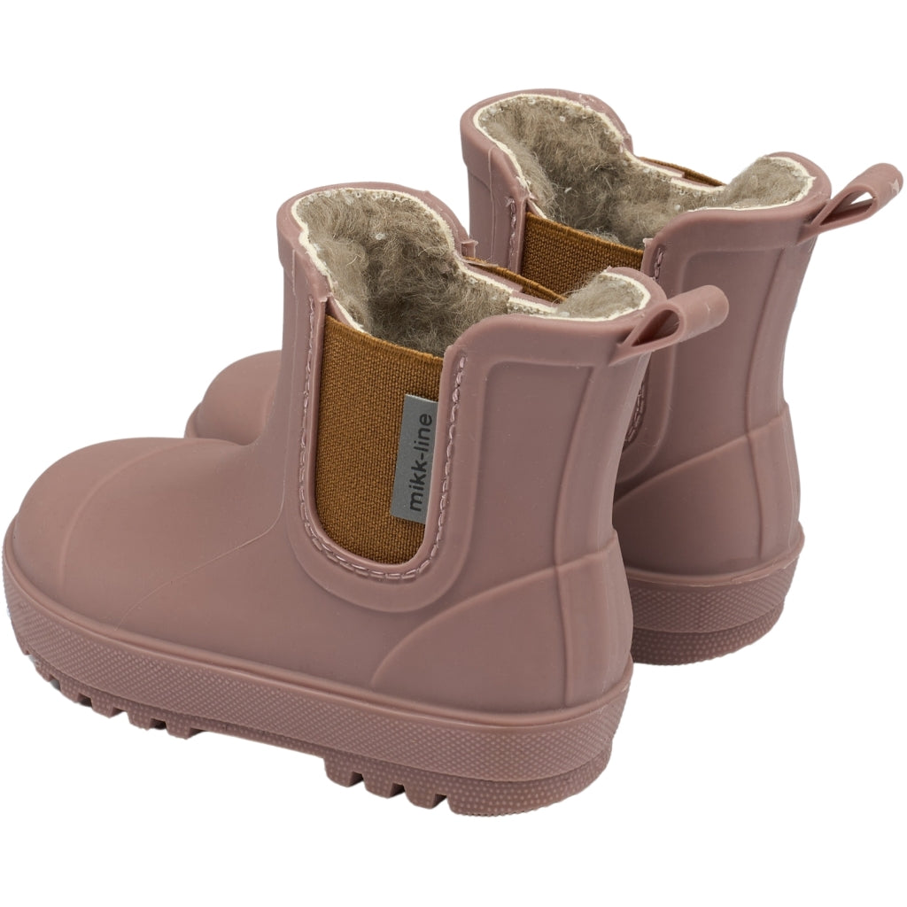 Mikk-Line Wellies Winter TPE - Low Rubber Boots Twilight Mauve