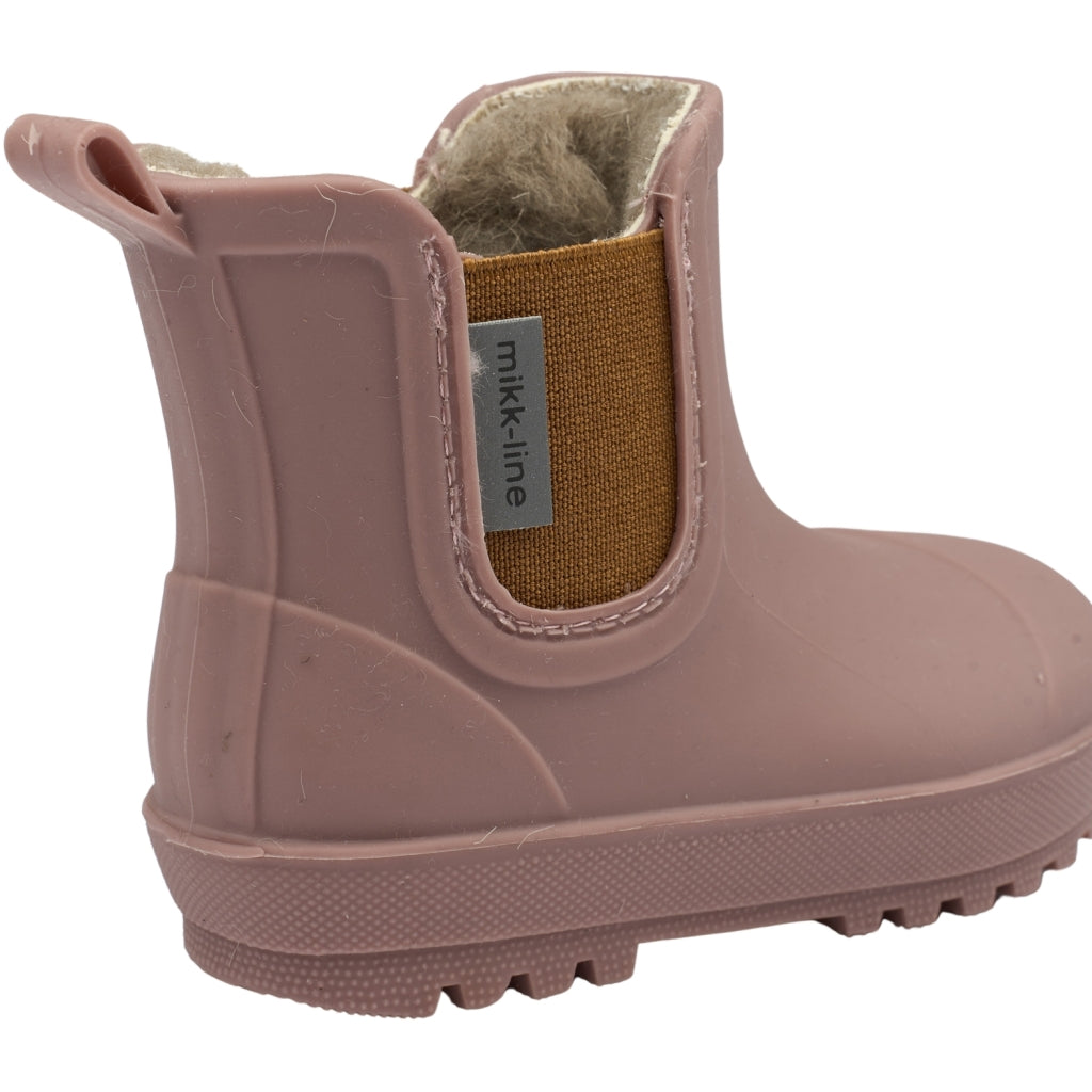 Mikk-Line Wellies Winter TPE - Low Rubber Boots Twilight Mauve