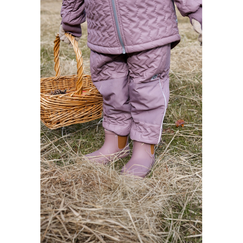 Mikk-Line Wellies Winter TPE - Low Rubber Boots Twilight Mauve