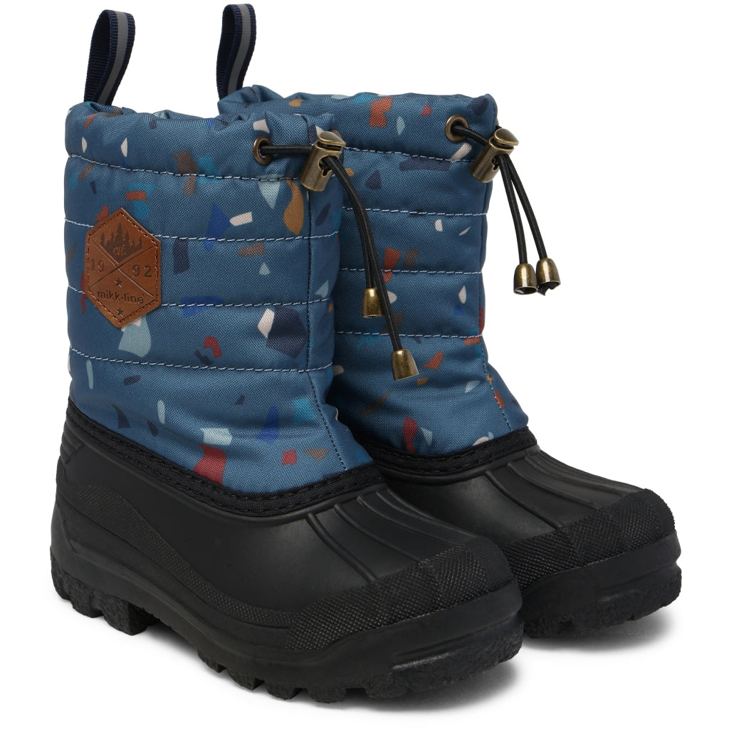 Mikk-Line Winter Boot Rubber (Printed) Støvler og gummistøvler Orion Blue