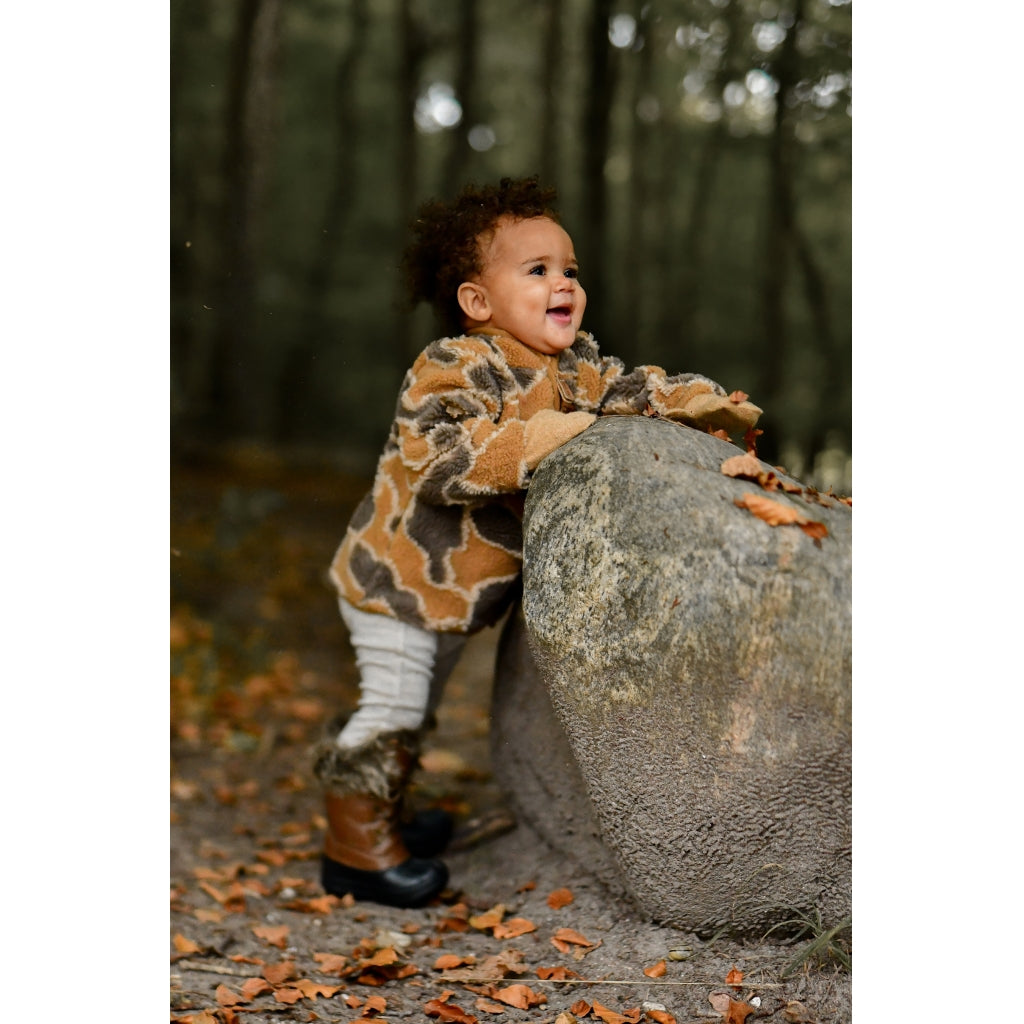 Mikk-Line Winter Boot Rubber w. Fake Fur Winter Boots Cognac