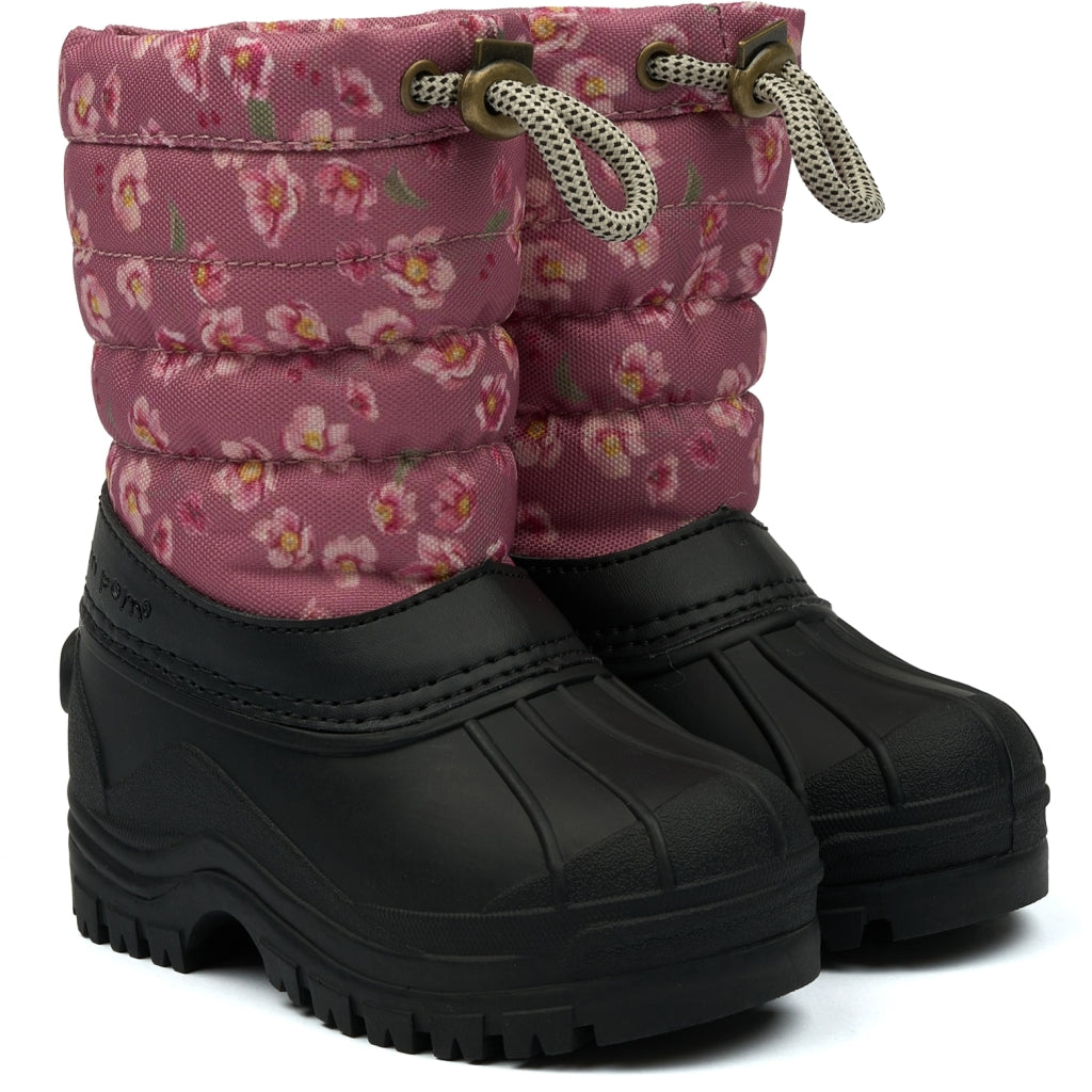 POM POM pmWill Winter Boot Winter Boots Autumn Anemone AOP