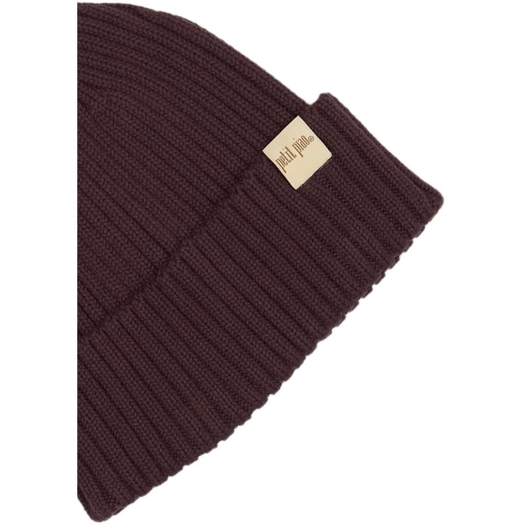 PETIT PIAO ppDanner Knit Hat Huer Coffee Bean