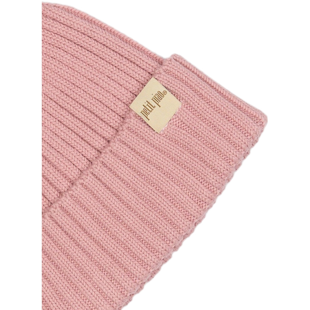 PETIT PIAO ppDanner Knit Hat Huer Nostalgic Rose