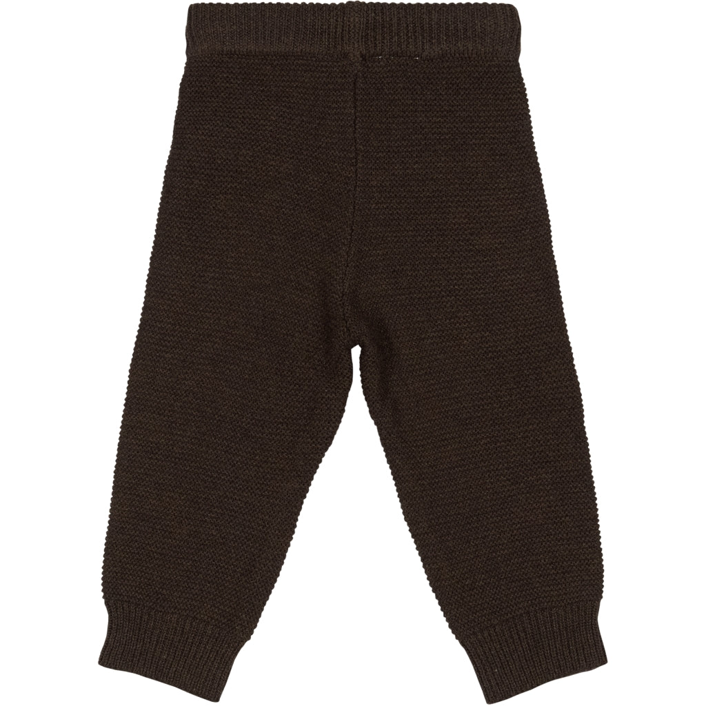 PETIT PIAO ppDaqo Knit Pants Strik Brown