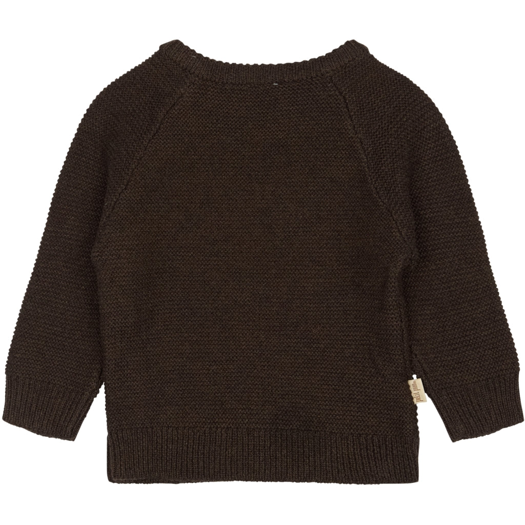 PETIT PIAO ppDaqo Knit Shirt Strik Brown