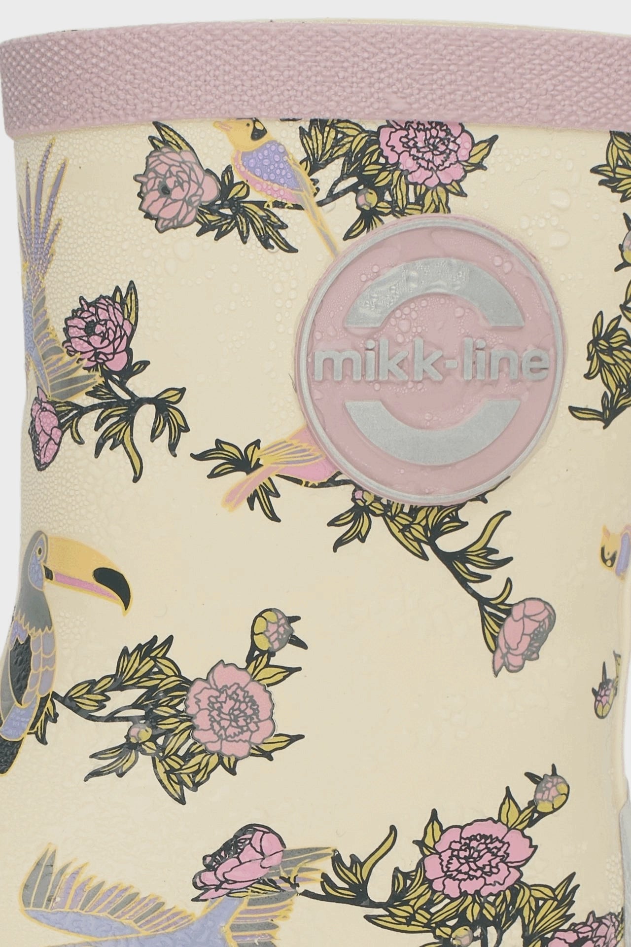 Mikk-Line Gummistøvler (Mønstret) Rubber Boots Woodrose