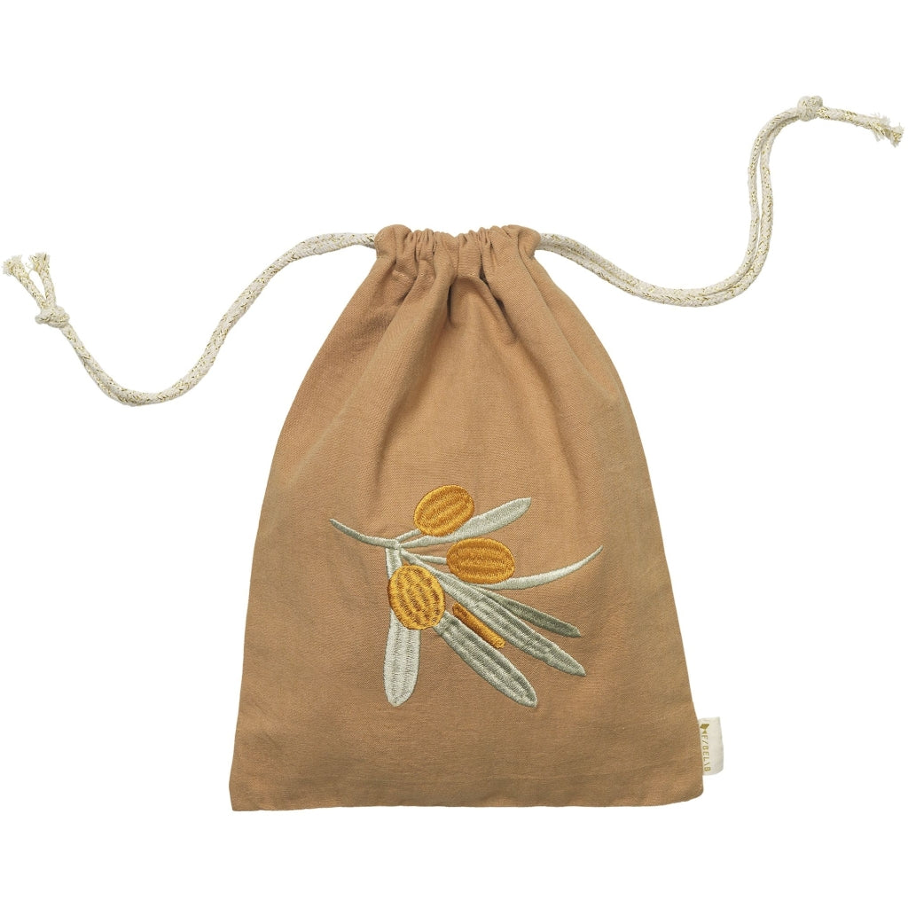 Fabelab Gift Bag - Buckthorn embroidery - Caramel Decoration Chestnut
