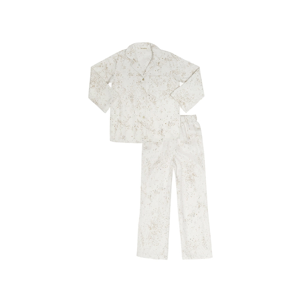 Soft Gallery Pyjamas til kvinder Mini Splash Nattøj Knækket Hvid (Fluffy sky, cream)
