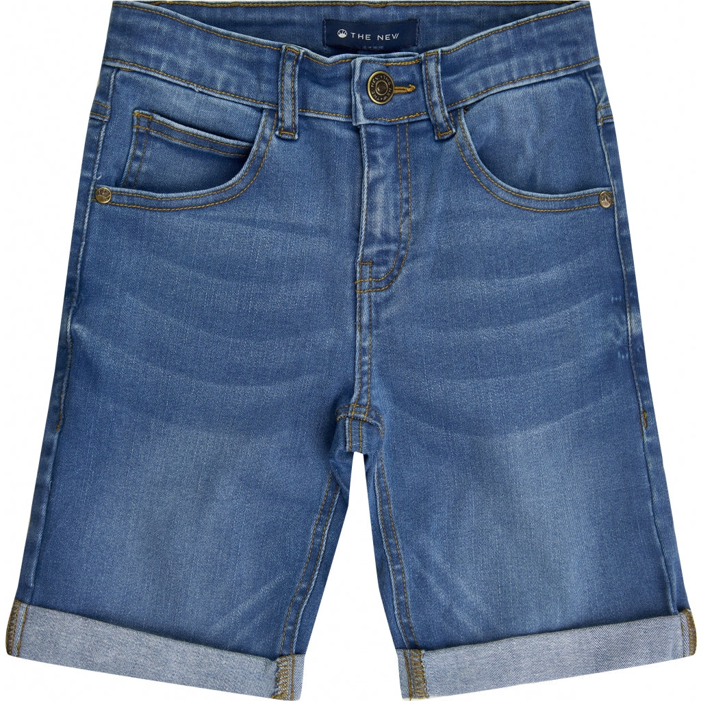 THE NEW THE NEW Denim Short Shorts 845 MED. BLUE