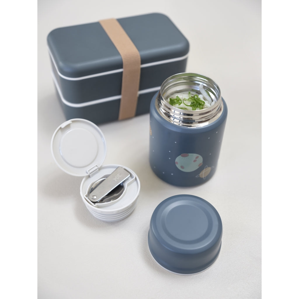 Fabelab Thermo Food Jar - Planetary Lunchboxes & Containers Multi Print