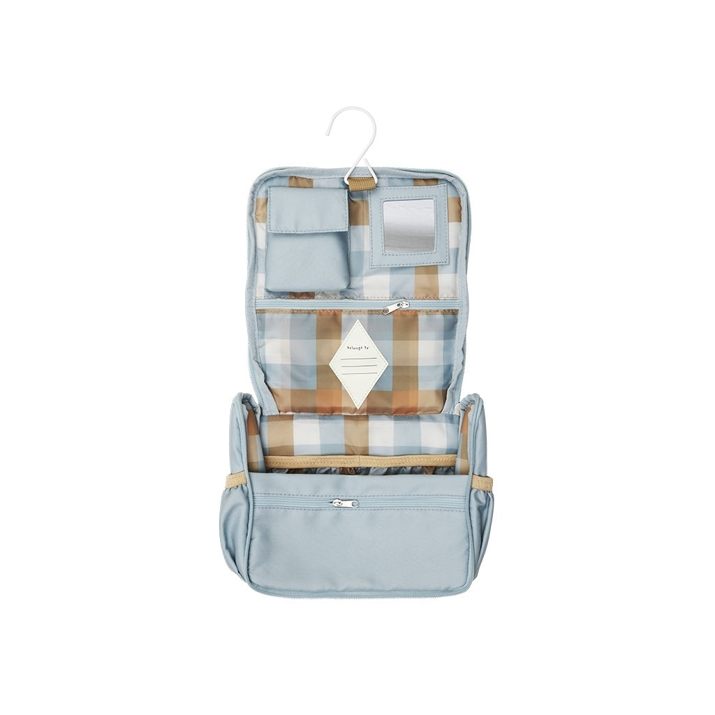 Fabelab Toiletry Bag with hanger - Cottage Blue Toiletry Bags Cottage Blue